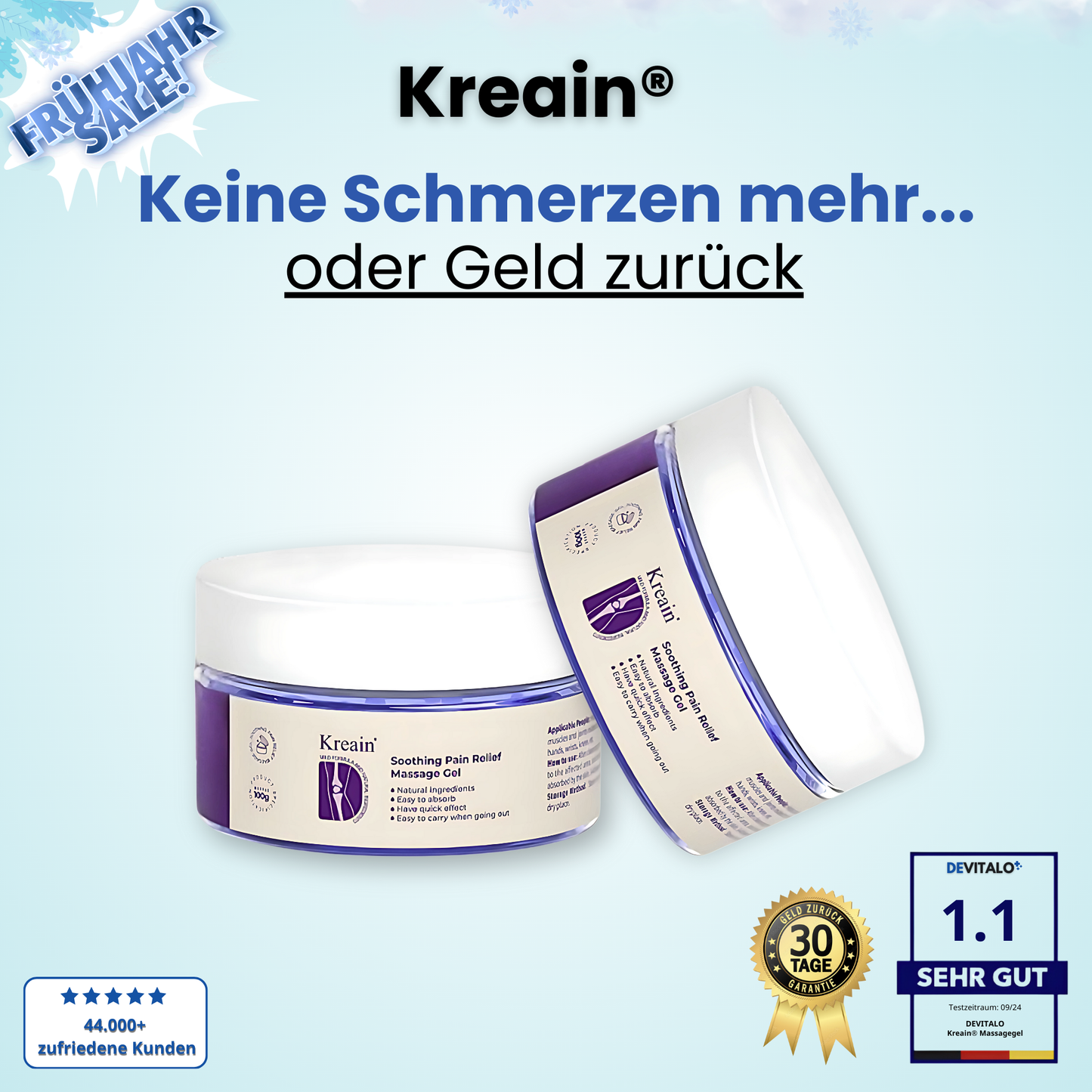 Kreain® Das kraftvolle Massagegel