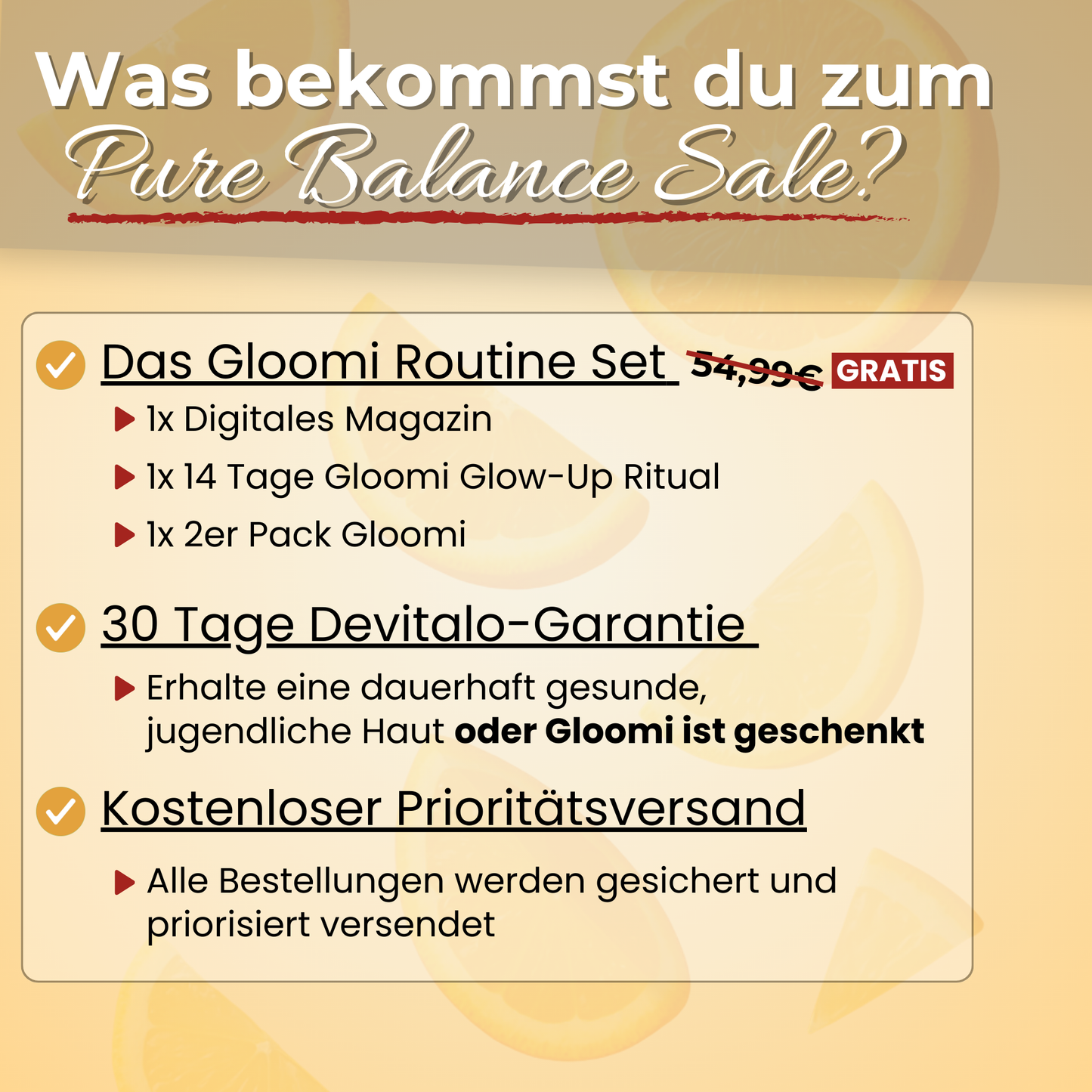 Gloomi® (2er Pack) Routine Set