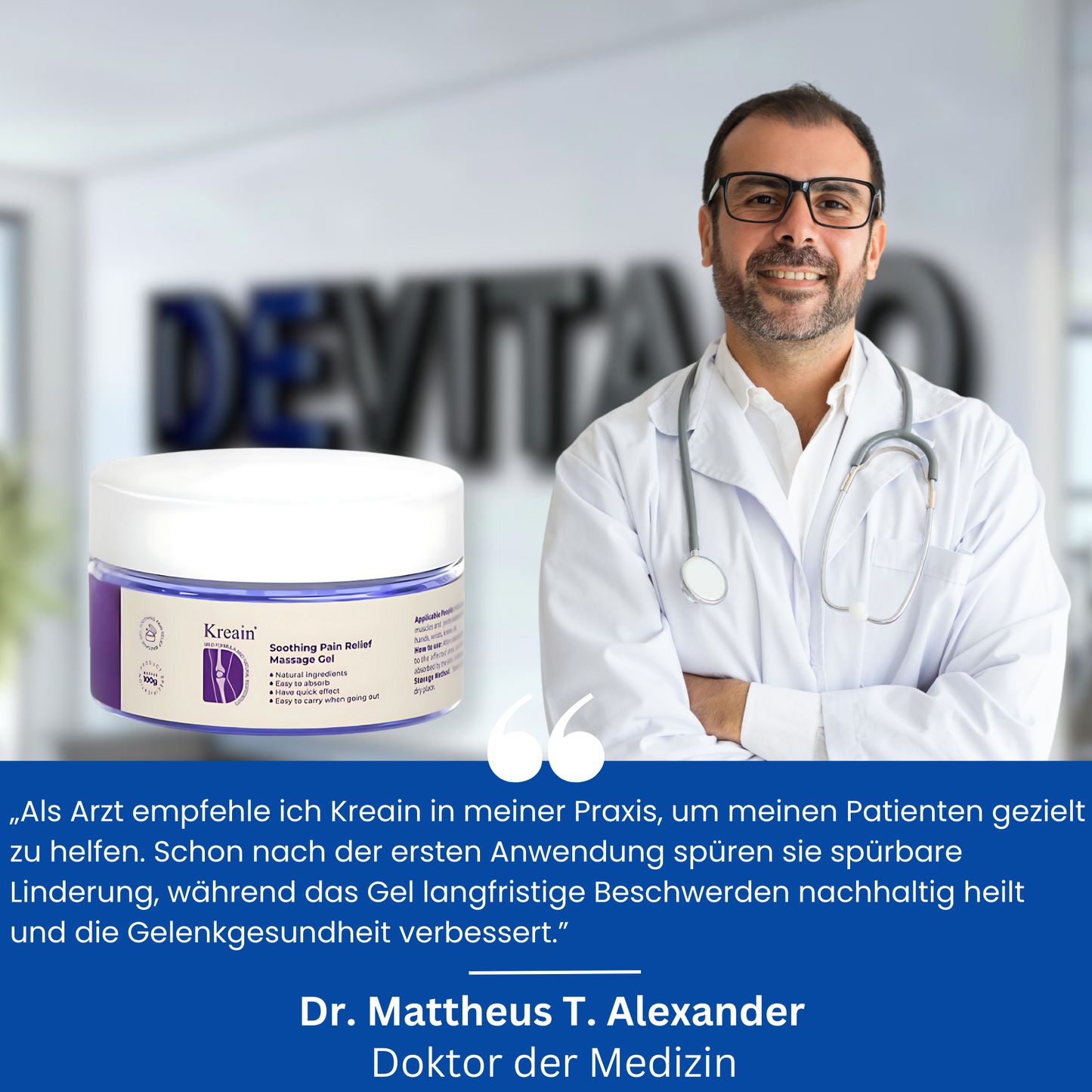Kreain® Das kraftvolle Massagegel